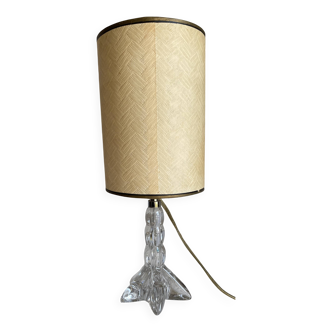 Lampe cristal vintage 1960, Cristallerie Lorraine