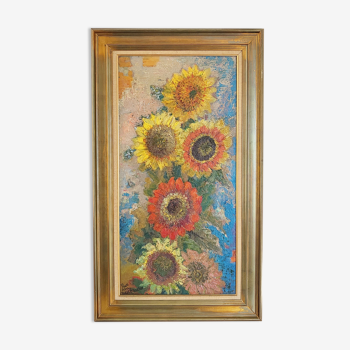 Tableau Tournesols de Paul Alex Deschmacker