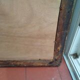 Antique Louis XVI style gilded wood mirror