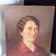 Oil on canvas portrait of notable woman