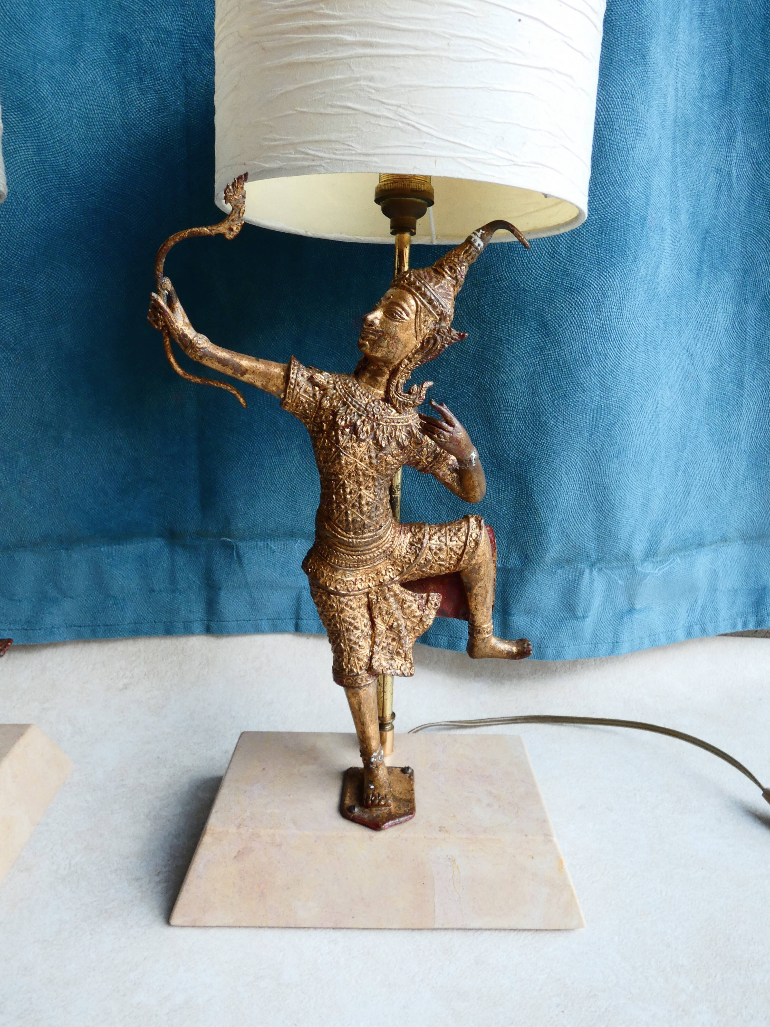 Pair of Rama bedside lamps