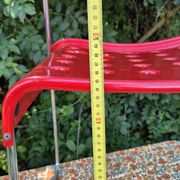 Omstak chair by Rodney Kinsman, vintage red metal.