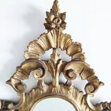 Gilded wood mirror, 56 x 32 cm