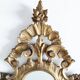 Miroir bois doré 56 x 32 cm