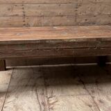 Burmese teak coffee table