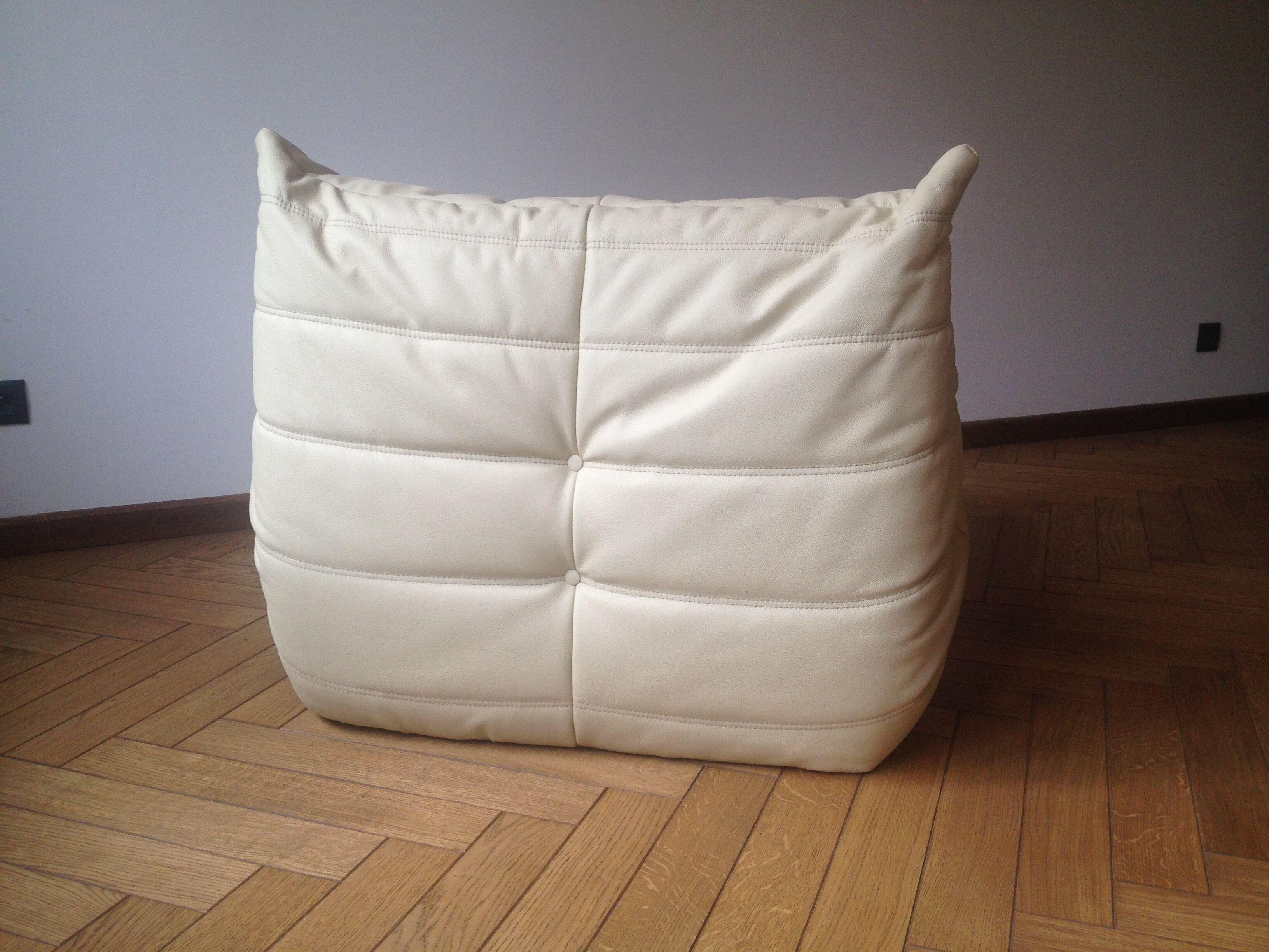 "Togo" chair leather model designed by Michel Ducaroy 1973