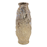 Molded crystal vase