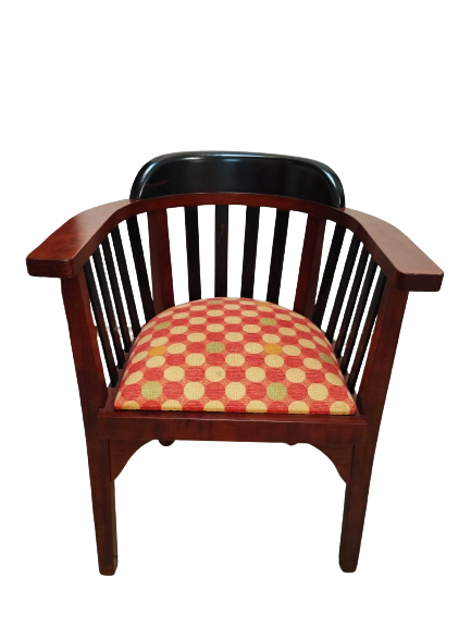 6 art nouveau armchairs