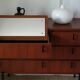 Commode coiffeuse Danoise en teck vintage 1960