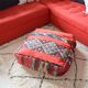Moroccan Berber pouf in wool