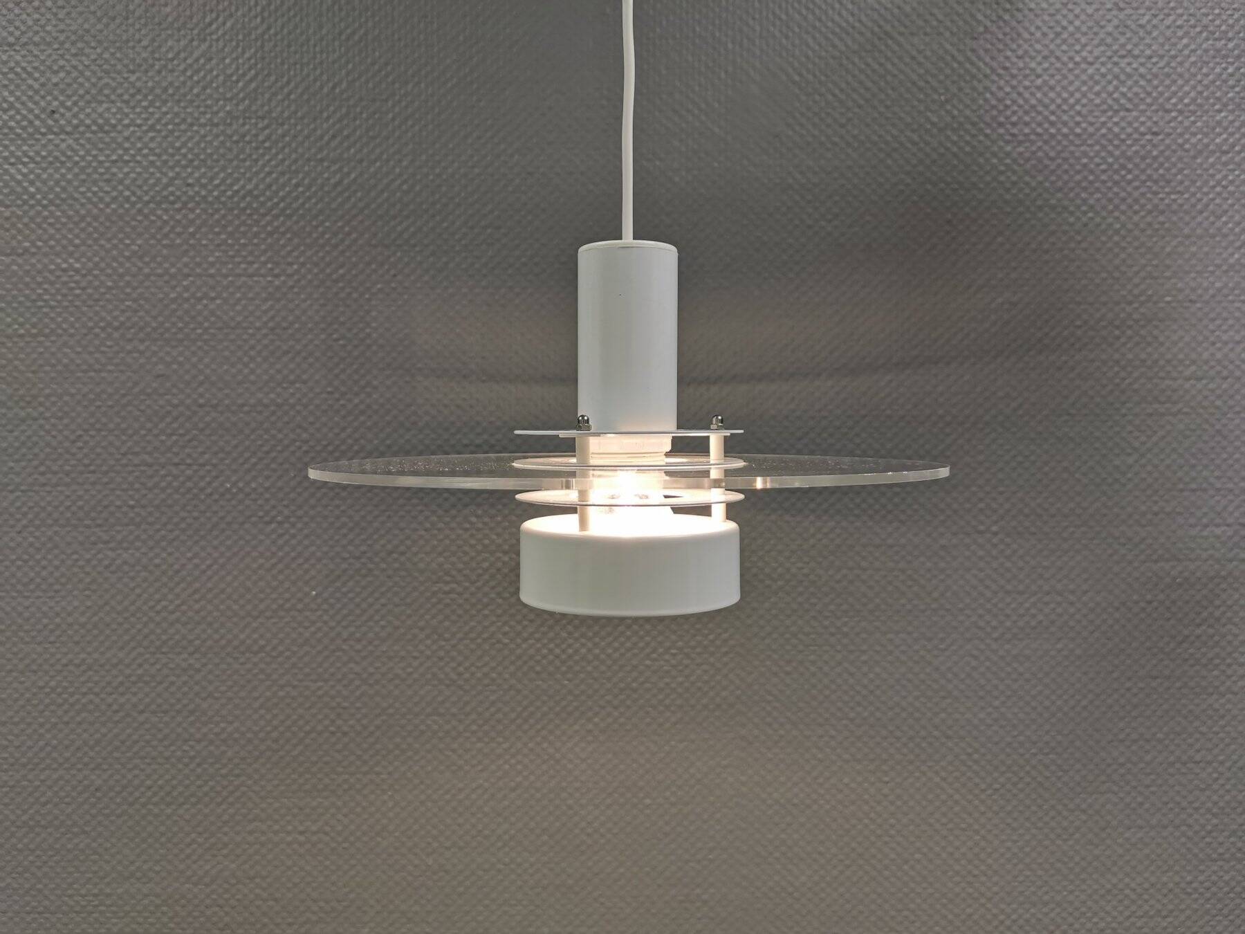 Classic Space Age pendant lamp from the 1980s, Denmark.