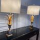 Pair of lamps ears / pineapple by Boulanger, 1970s