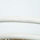 Chaise de bistrot blanche vintage avec accoudoirs, style Thonet