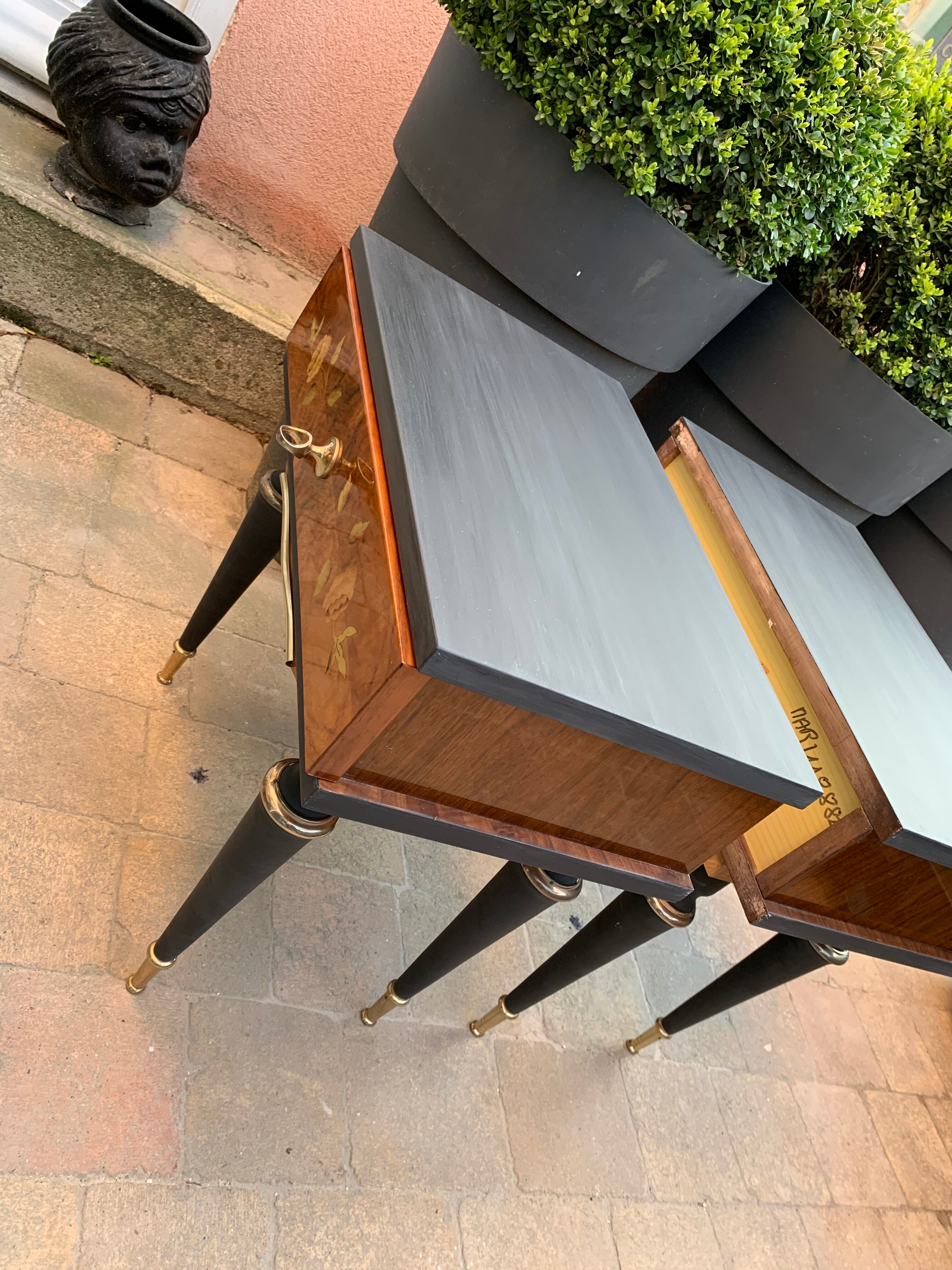 Pair of bedside tables 1970