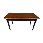 Table legs turned black