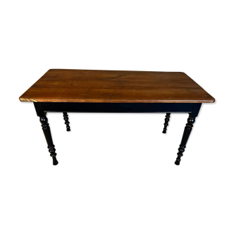 Table legs turned black