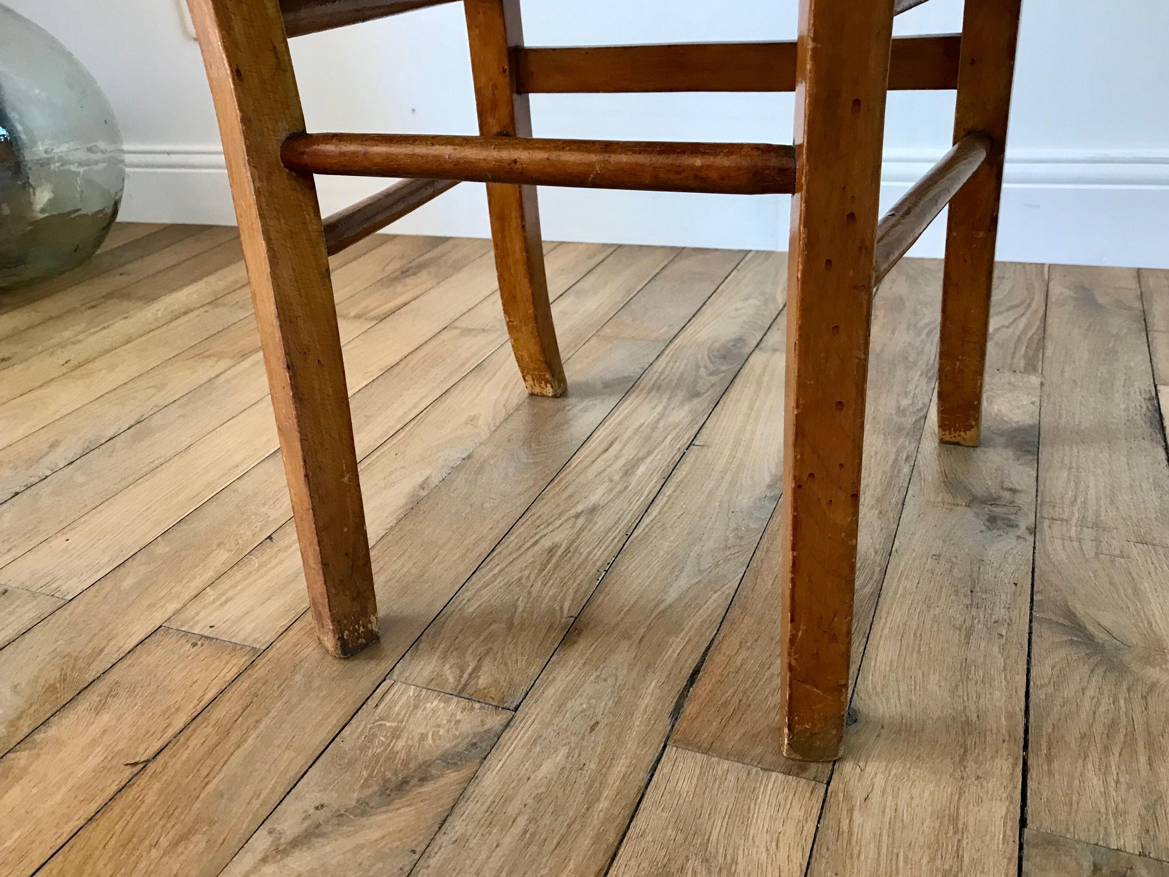 Trio de chaises bistrot Luterma années 50