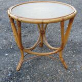 Rattan coffee table