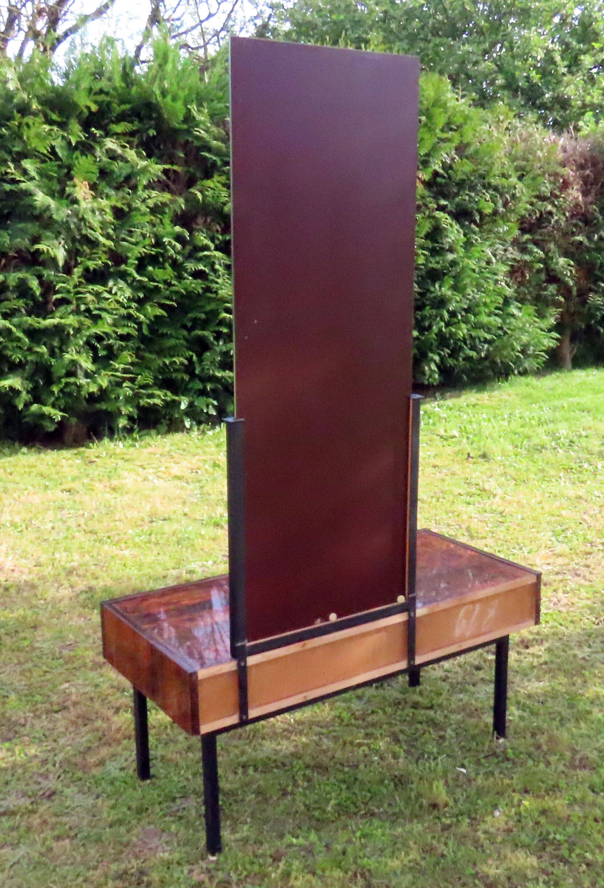 Dressing Table Console Entrance Furniture in Rosewood with Mirror