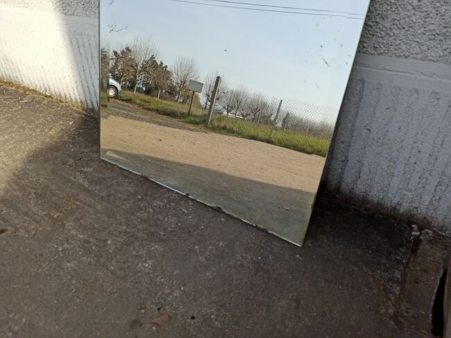Bevelled mirror 59 X h 74cm