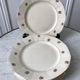 Set of 6 flat plates Digoin Sarreguemines years 40-50