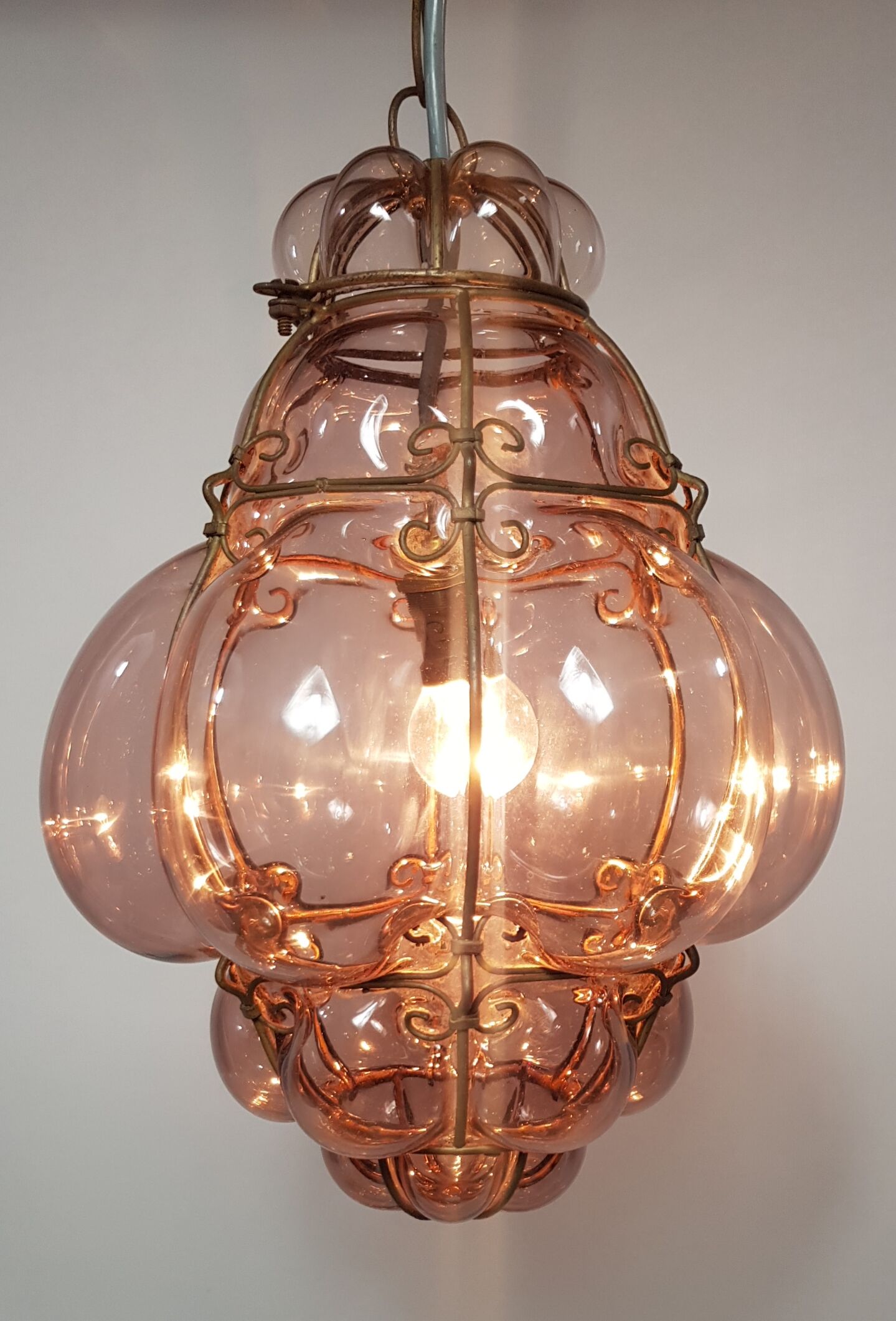 Lantern Murano Violette 60s