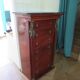 Antique Weekly Planner/Empire Style Commode-Caryatid-Patinated Bronze - 1950