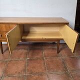 Scandinavian oak sideboard from the 60s, 125cms L