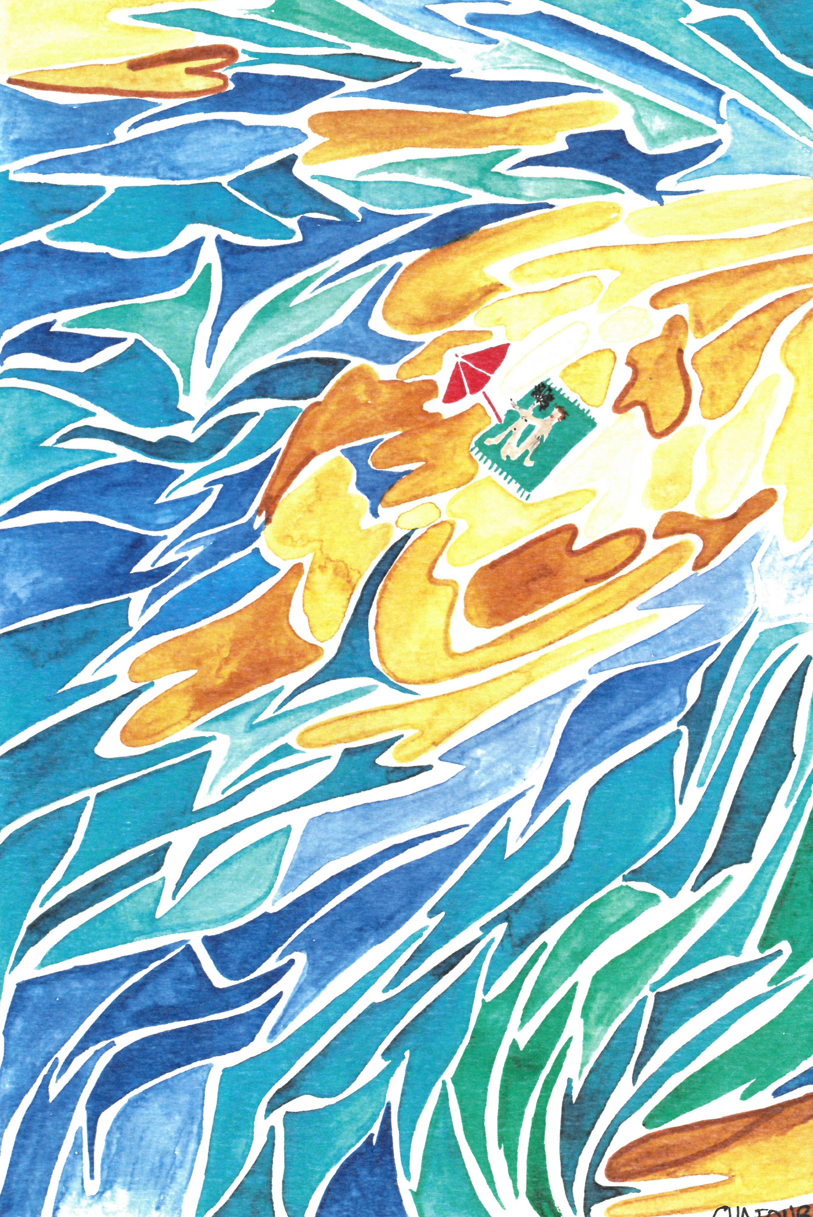 We crossed our island.