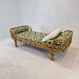 Italian Bamboo Daybed, 1960s
