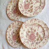 4 English plates by Johnson Bros