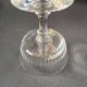 6 Baccarat coupes with small hollow stems