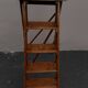 Old and very beautiful restored wooden stepladder 1920/40