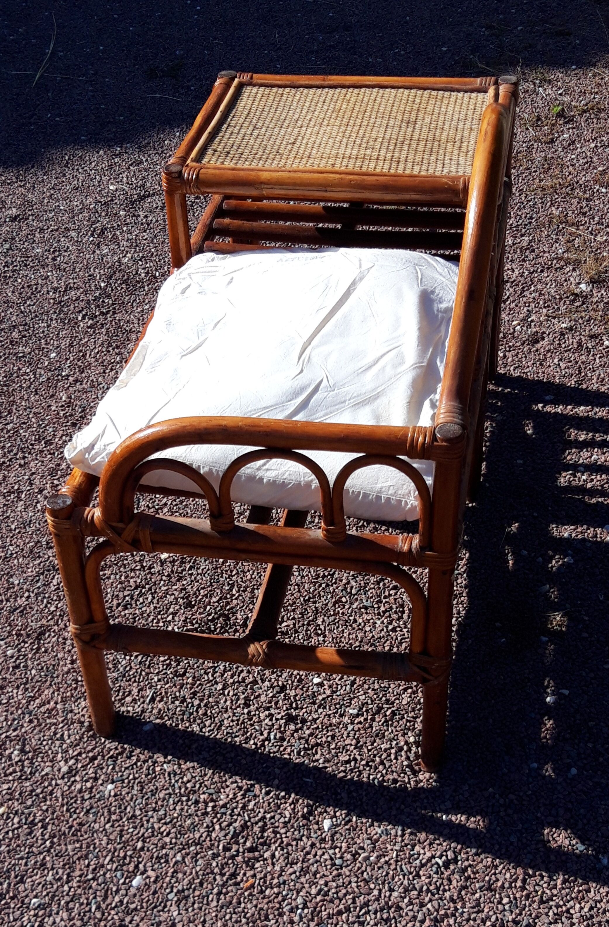Rattan entrance furniture/telephone