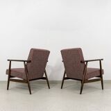 Pair of vintage armchairs, Poland, 1960s