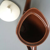 50's chocolate brown teapot