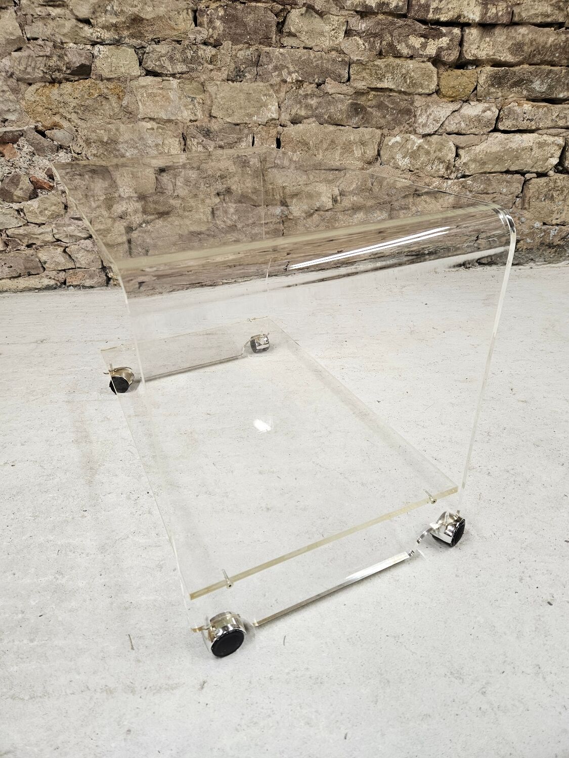 Plexi roulette hifi table 1970"