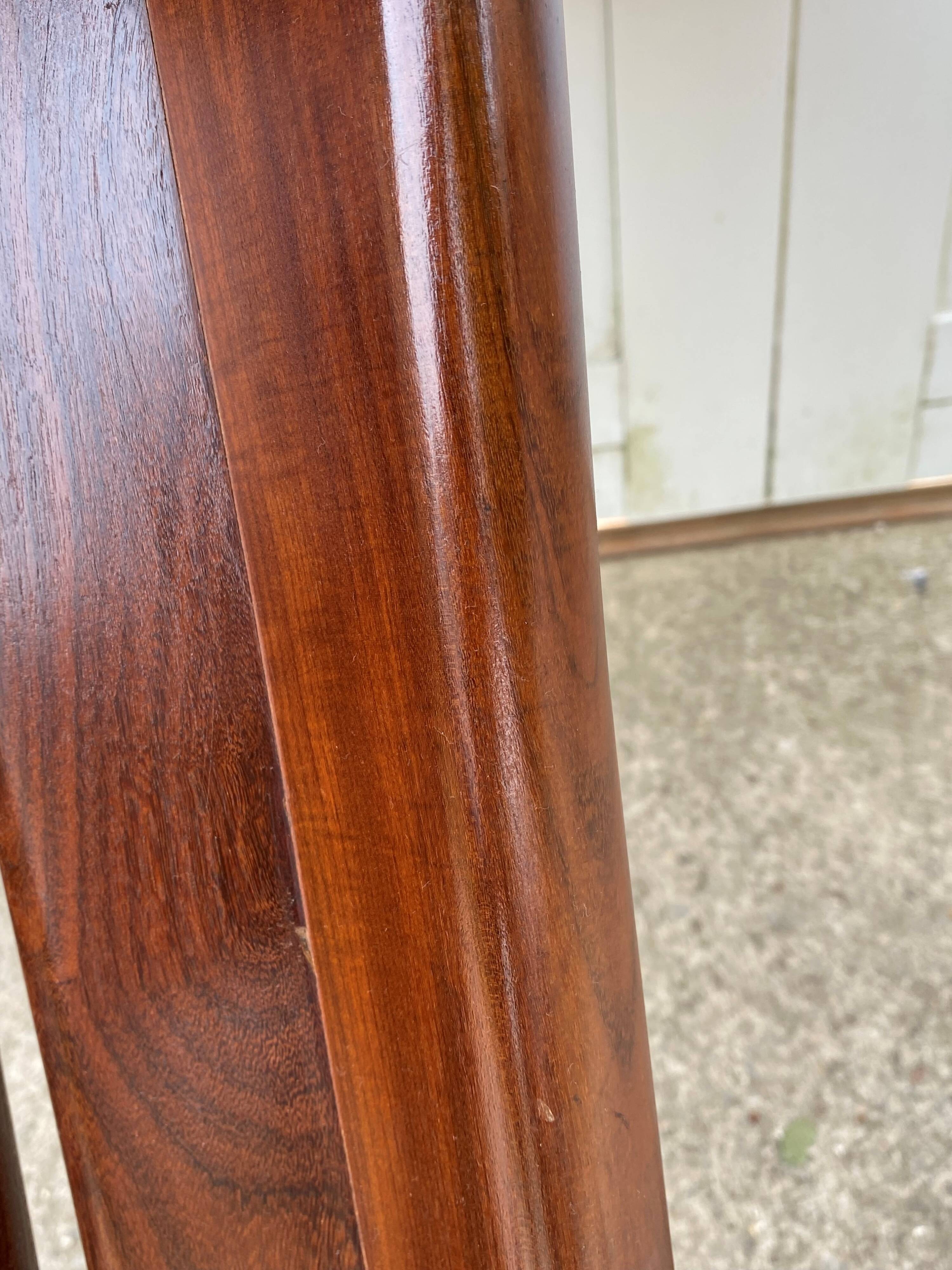 Scandinavian extendable oval table in teak year 1960 NF
