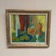 Original Swedish Oil on Panel – “Nature Morte” by Svän Grandin – Signed – Vintage & Framed