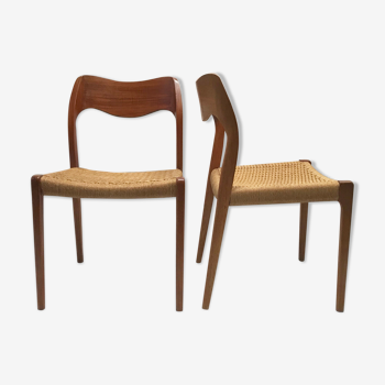 Chair Pair 71 Niels Otto Moller Denmark