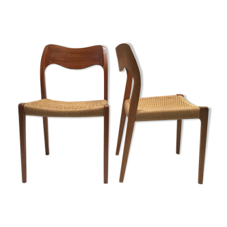 Chair Pair 71 Niels Otto Moller Denmark