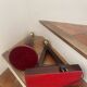 Pied de lampe en teck