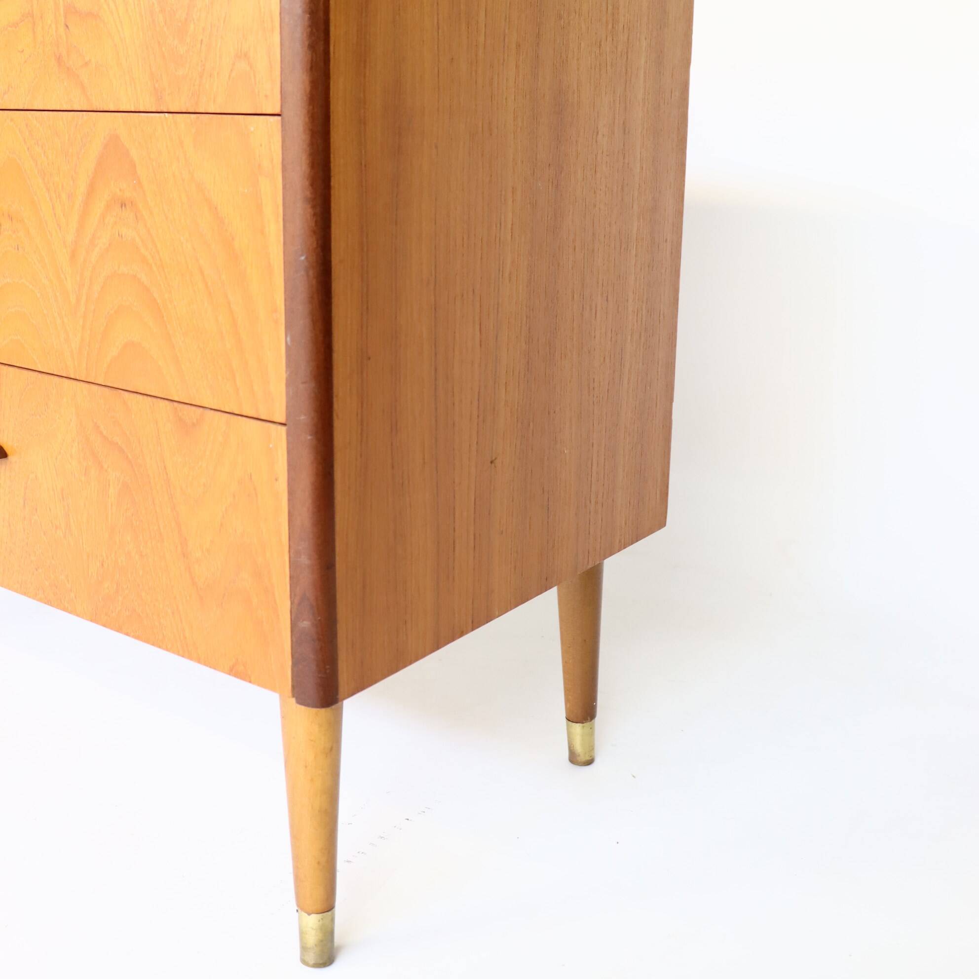 Scandinavian teak chest of drawers from the 60s