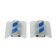 Murano glass wall sconces, 1980s, set of 2