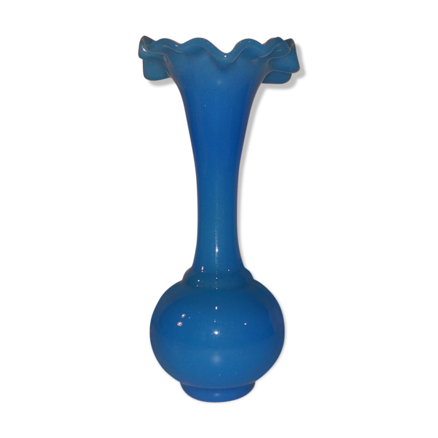 Blue opalin soliflore 1950