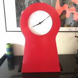 Clock, vintage ikea ps Red