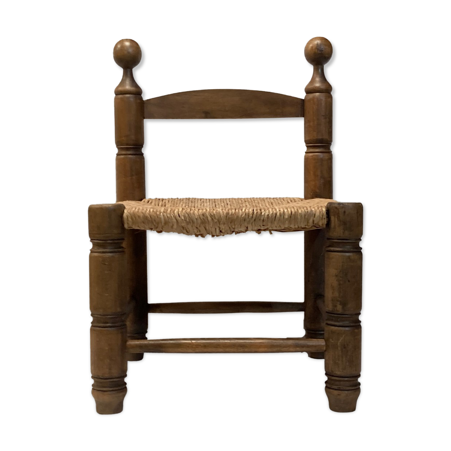 Low rush accent chair, France 1940s