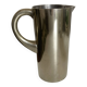 mid-century silver-plated steel vase 1970