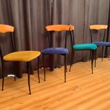 A set of four chairs, Alcantara, Italy, 1980s