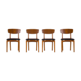 Suite de 4 chaises scandinave vintage - 1960